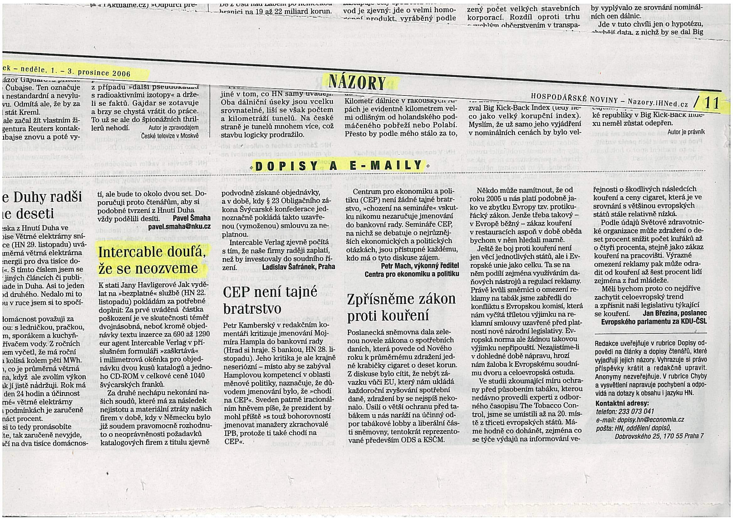 Hospodářské noviny 1.12.2006.jpg